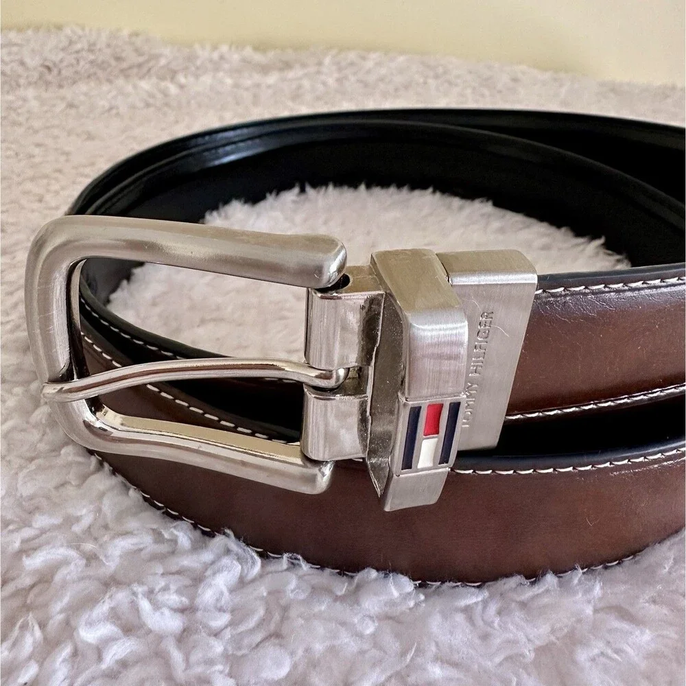 Tommy Hilfiger Men’s Sz XL 42-44 Belt Casual Dress Leather